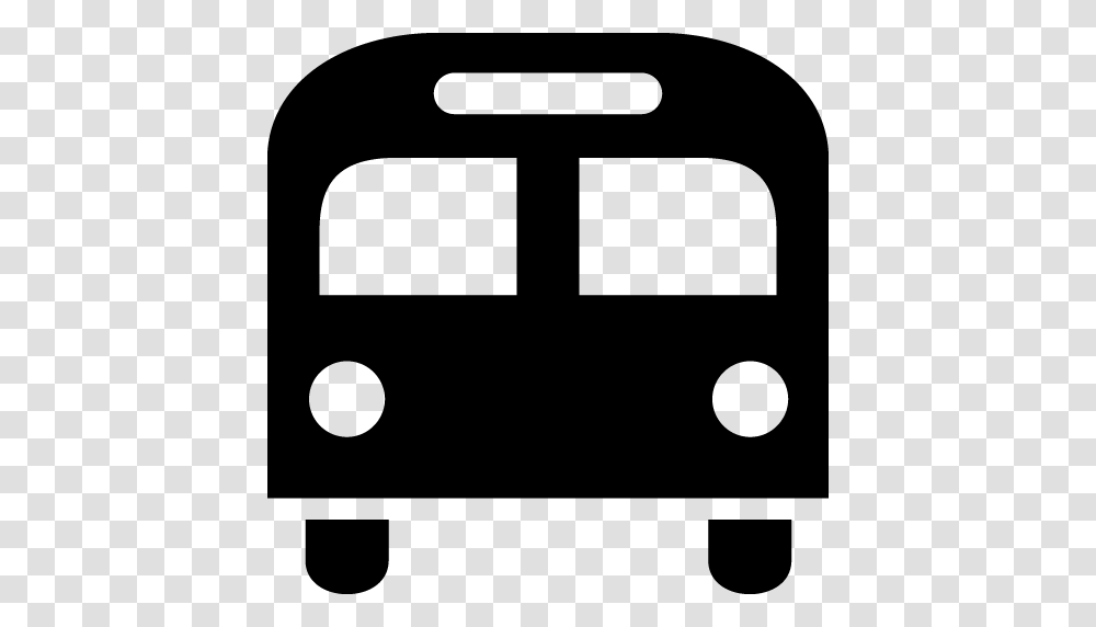 Bus Icon, Vehicle, Transportation, Bumper, Stencil Transparent Png