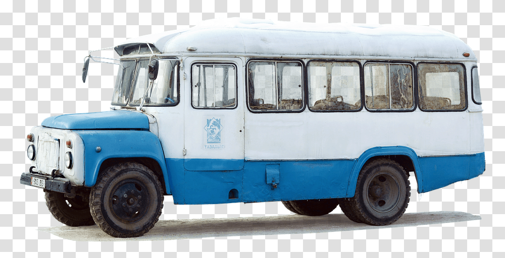 Bus Kawz 3976 Isolated Russia Kyrgyzstan Old Cccp Russian Old Bus, Minibus, Van, Vehicle, Transportation Transparent Png