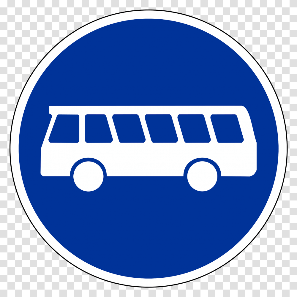 Bus Lane Sign Germany, Vehicle, Transportation, Airliner, Airplane Transparent Png