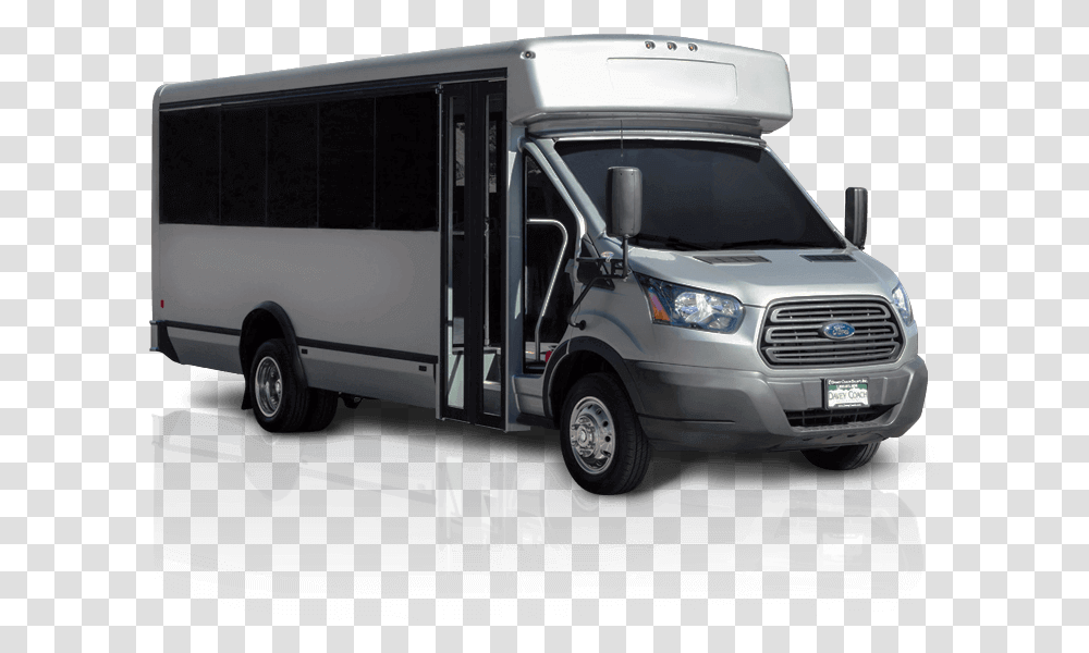 Bus, Minibus, Van, Vehicle, Transportation Transparent Png