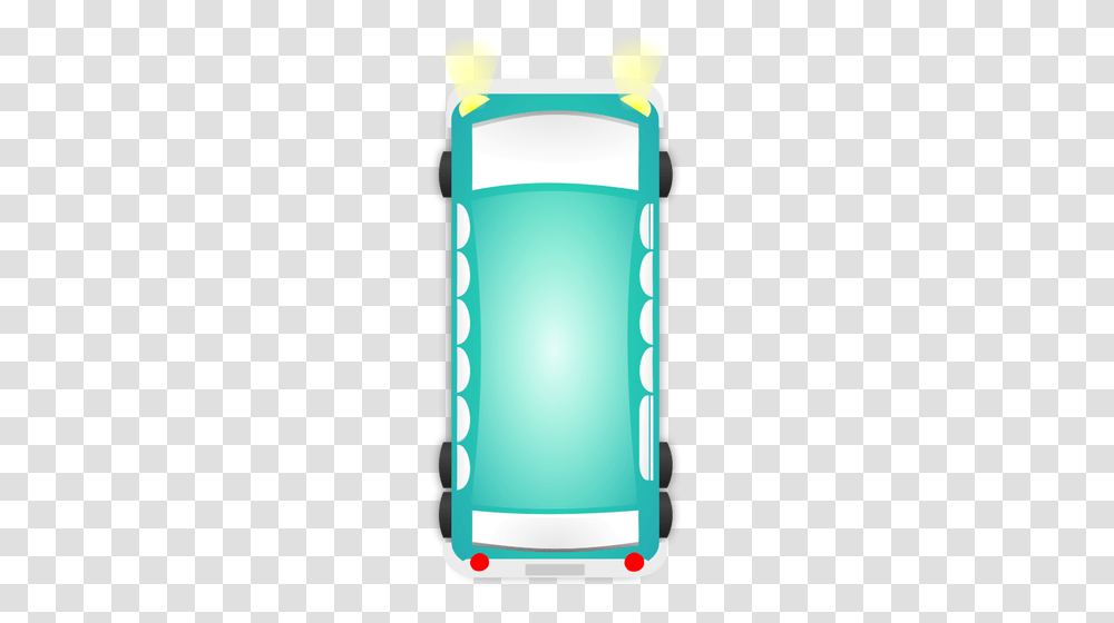Bus Roof View Vector Illustration Van Top View, Phone, Electronics, Mobile Phone, Cell Phone Transparent Png