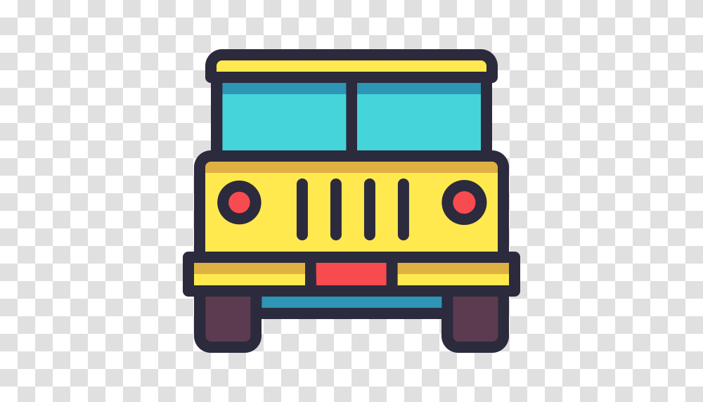 Bus School Transport Vehicle Icon, Transportation, School Bus, Bus Stop Transparent Png
