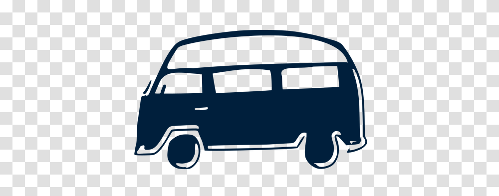 Bus Silhouette, Van, Vehicle, Transportation, Train Transparent Png