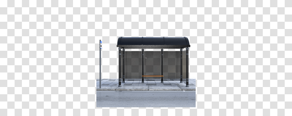 Bus Stop Transport, Furniture, Porch, Patio Transparent Png
