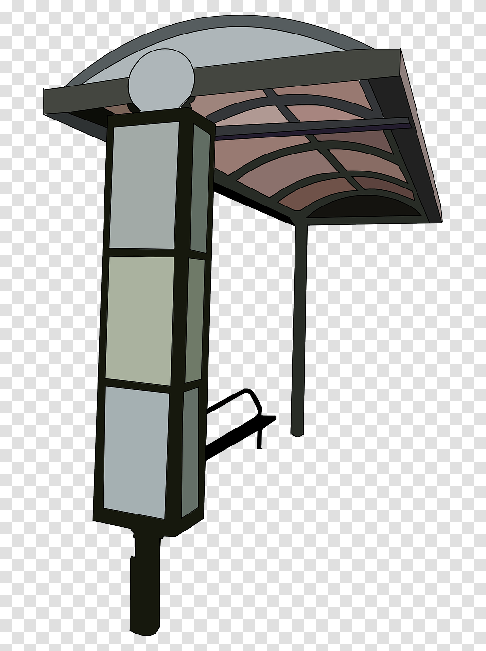 Bus Stop Background, Porch, Patio, Outdoors, Shelter Transparent Png
