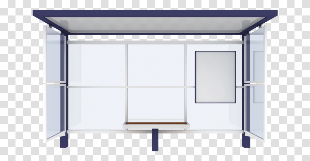 Bus Stop Shelter Download Bus Shelter, White Board, Window, Housing Transparent Png