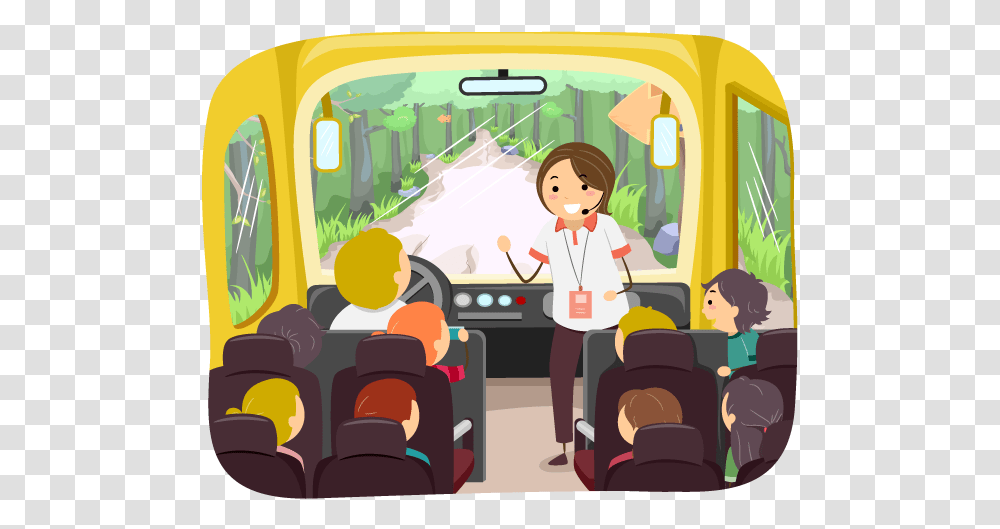 Bus Tour Guide Clipart, Person, People, Drawing, Teacher Transparent Png