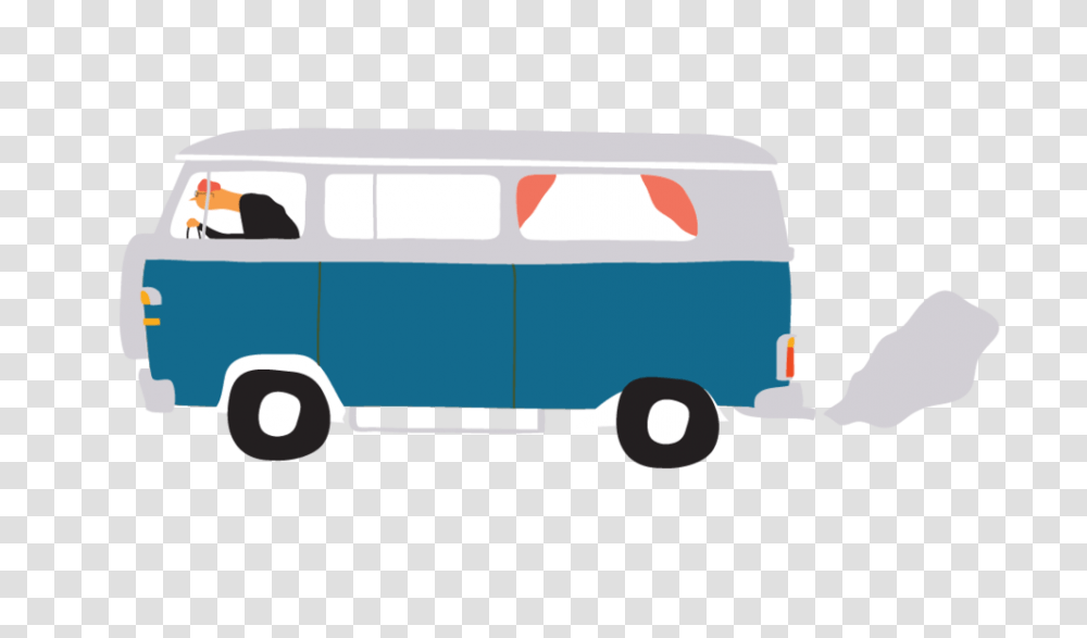 Bus, Van, Vehicle, Transportation, Minibus Transparent Png