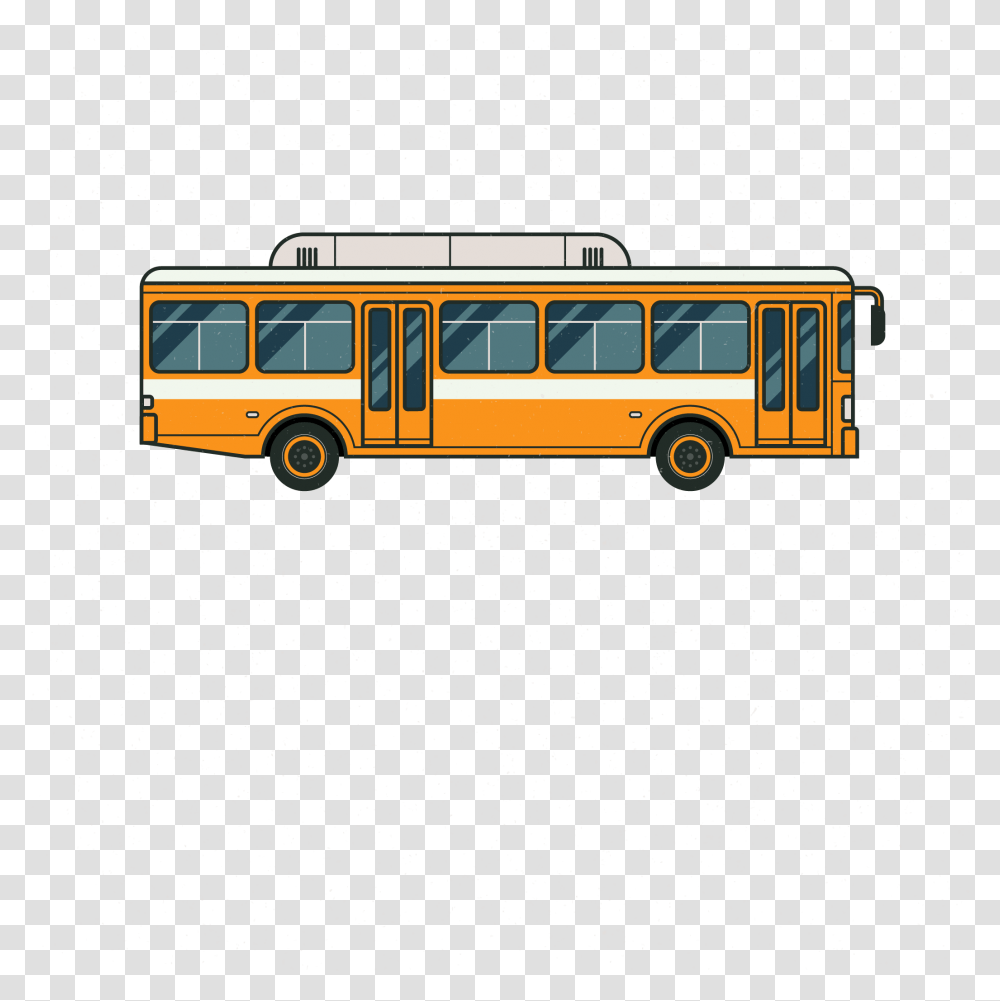 Bus, Vehicle, Transportation, School Bus Transparent Png