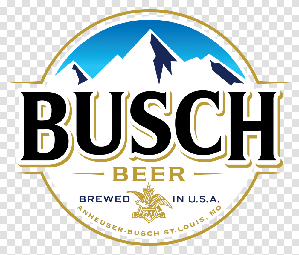 Busch Beer Logo, Label, Word, Lager Transparent Png