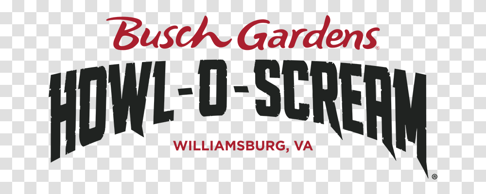 Busch Gardens Williamsburgs Howl Busch Gardens, Text, Number, Symbol, Word Transparent Png