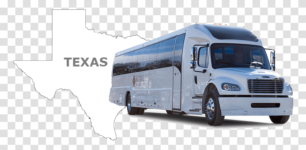 Buses In A Row Sutherland Springs Texas Map, Vehicle, Transportation, Tour Bus, Truck Transparent Png
