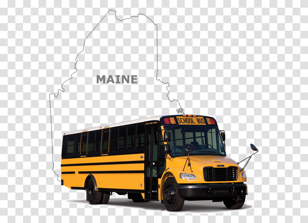 Buses In A Row Thomas Built Buses, Vehicle, Transportation, School Bus Transparent Png