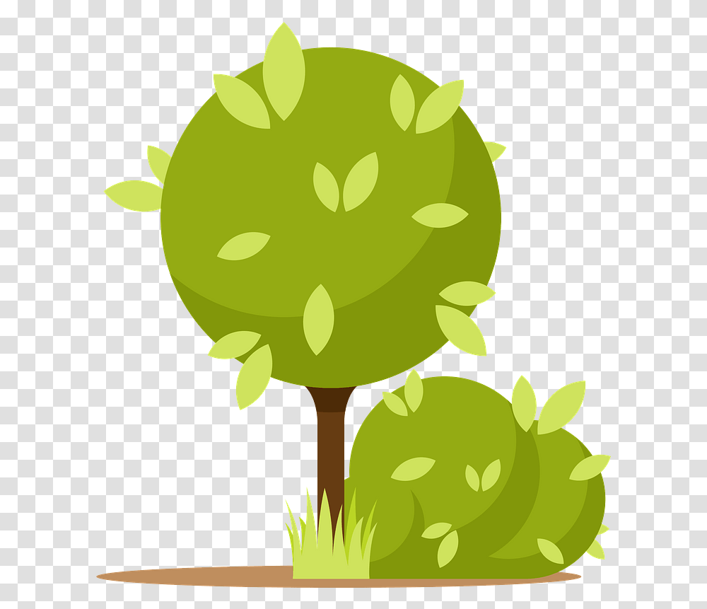 Bush And Tree Clipart Free Download Clip Art, Graphics, Floral Design, Pattern, Rattle Transparent Png