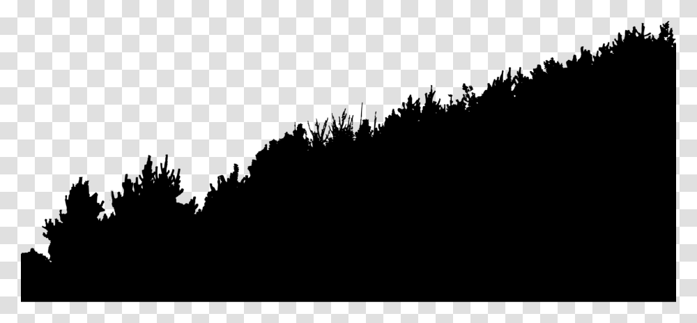 Bushes Silhouette, Gray, World Of Warcraft Transparent Png