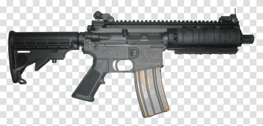 Bushmaster Carbon 15 Sbr Carbon 9 Assault Rifle, Gun, Weapon, Weaponry, Machine Gun Transparent Png