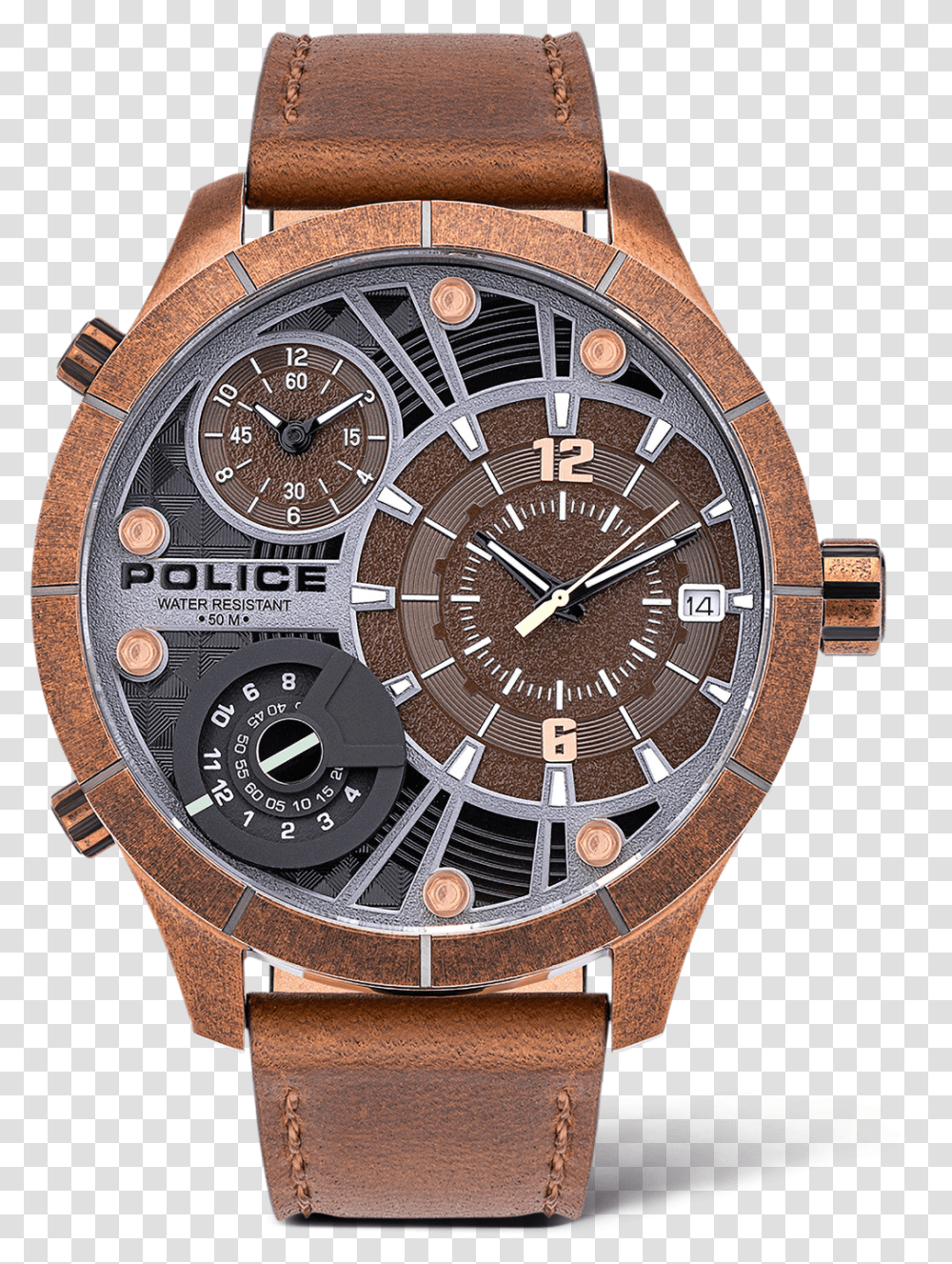 Bushmaster Watch By Police For Men Pl 15662xsqr 12, Wristwatch, Clock Tower, Architecture, Building Transparent Png