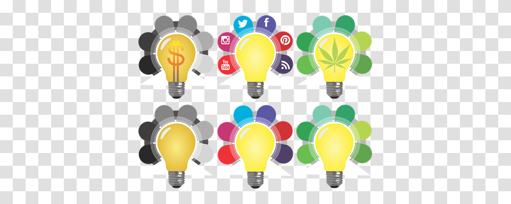 Business Technology, Light, Lightbulb, Balloon Transparent Png