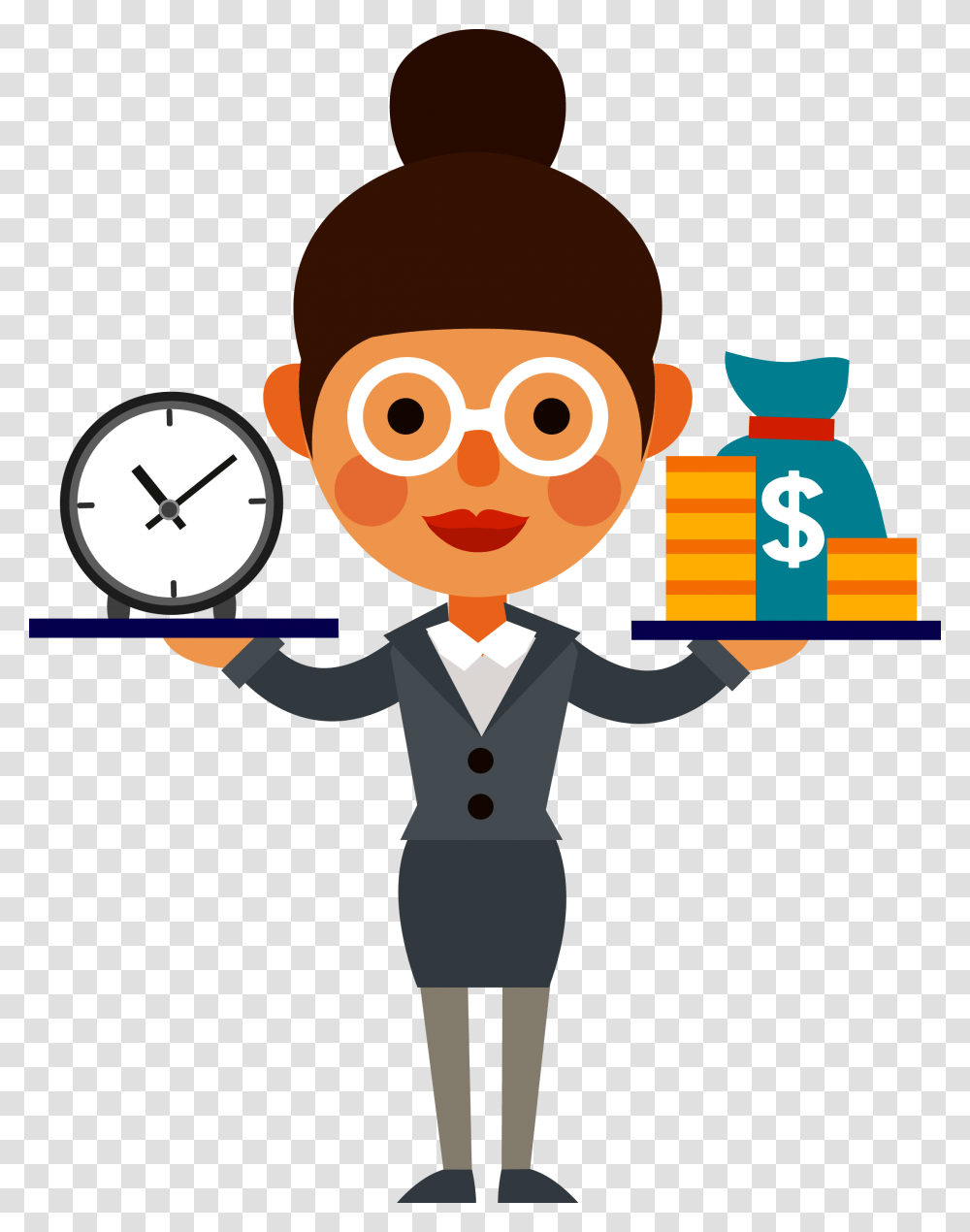 Business Adobe Illustrator Clip Art Free Clip Art Time Money, Person, Human, Hand, Outdoors Transparent Png