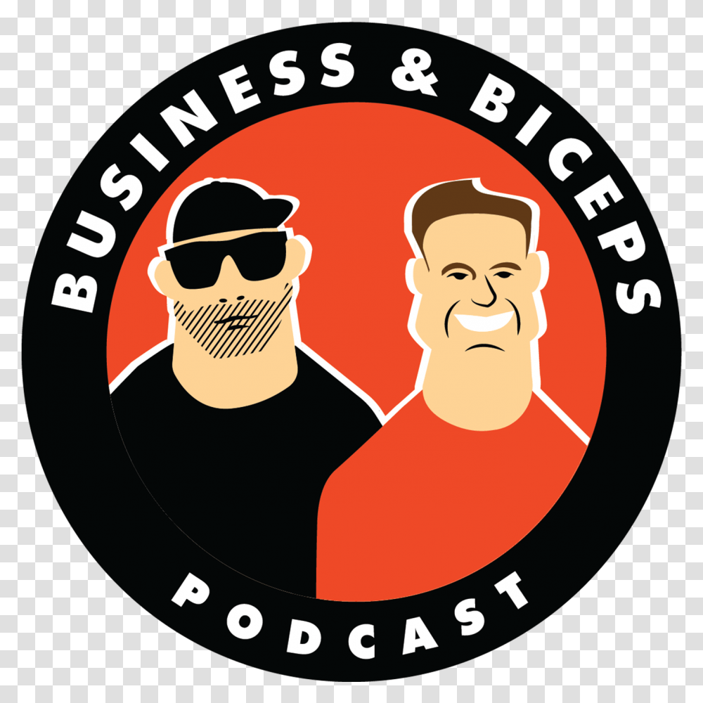 Business And Biceps, Label, Sticker, Person Transparent Png