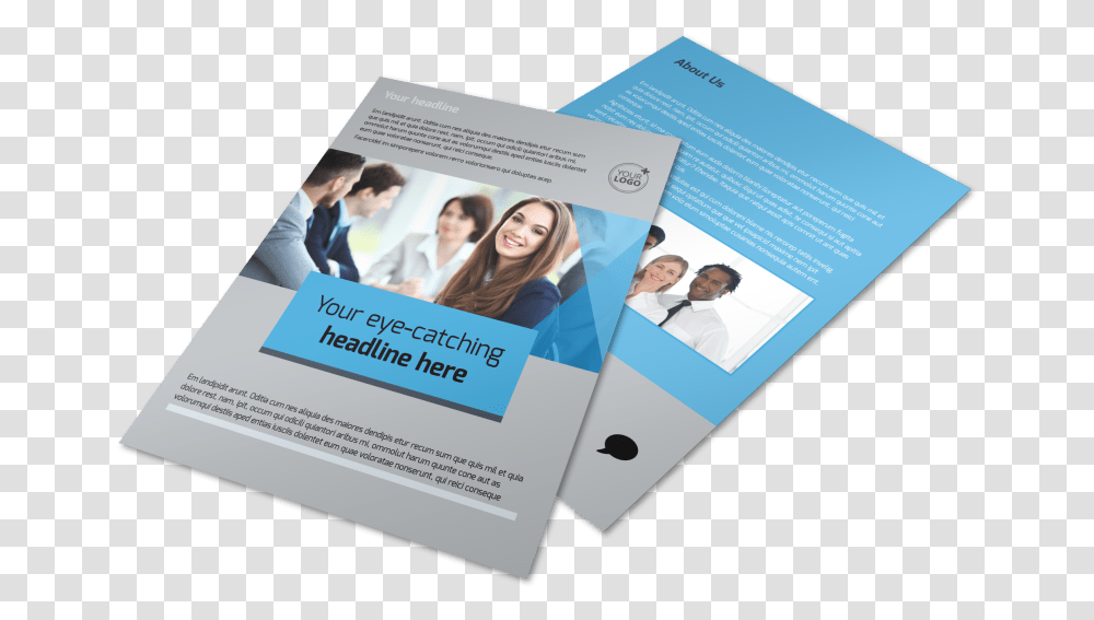 Business Banking Flyer Template Preview Flyer, Poster, Paper, Advertisement, Brochure Transparent Png