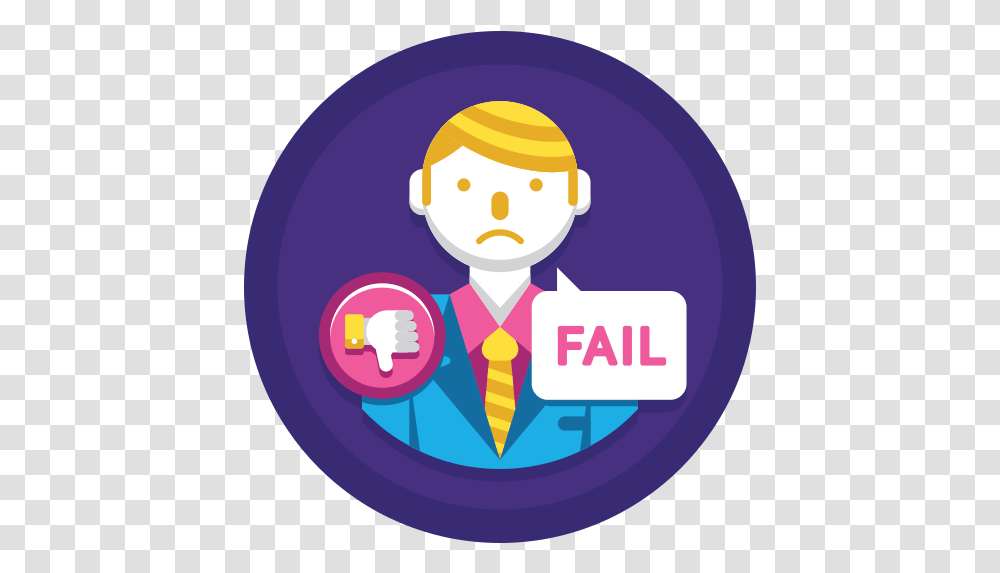 Business Business Fail Icon, Performer, Crowd, Costume, Logo Transparent Png