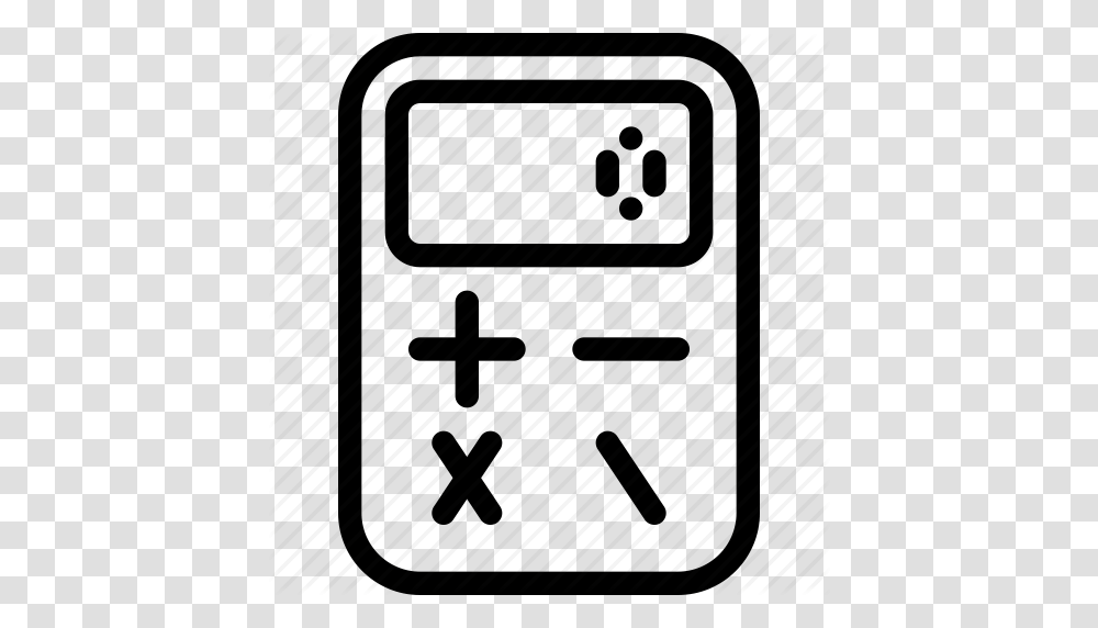 Business Calculate Calculation Calculator Line Icon Icon, Furniture, Drawer, Cabinet, Dresser Transparent Png