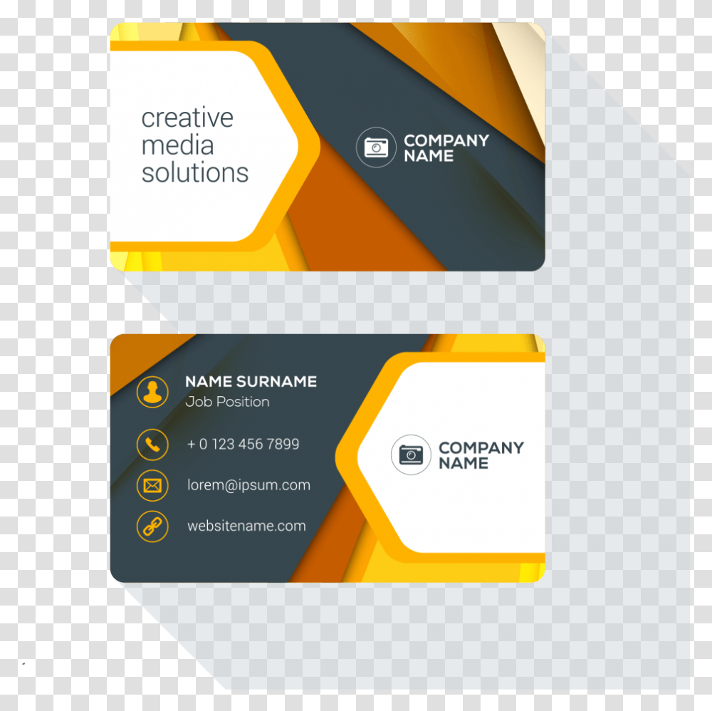 Business Card Design And Logo Templates Best Creative Visiting Card Design Transparent Png