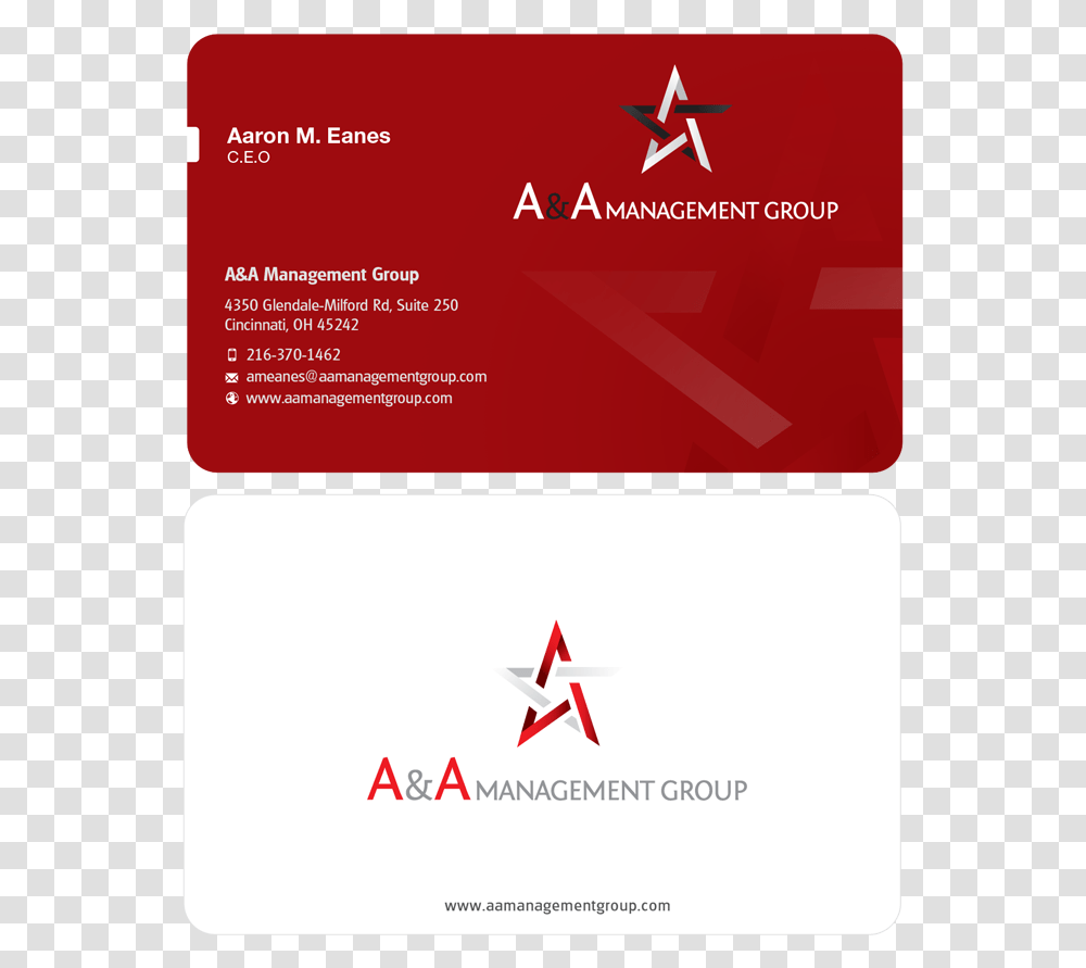 Business Card Design By Anxongdzong For Aampa Management Graphic Design, Paper Transparent Png