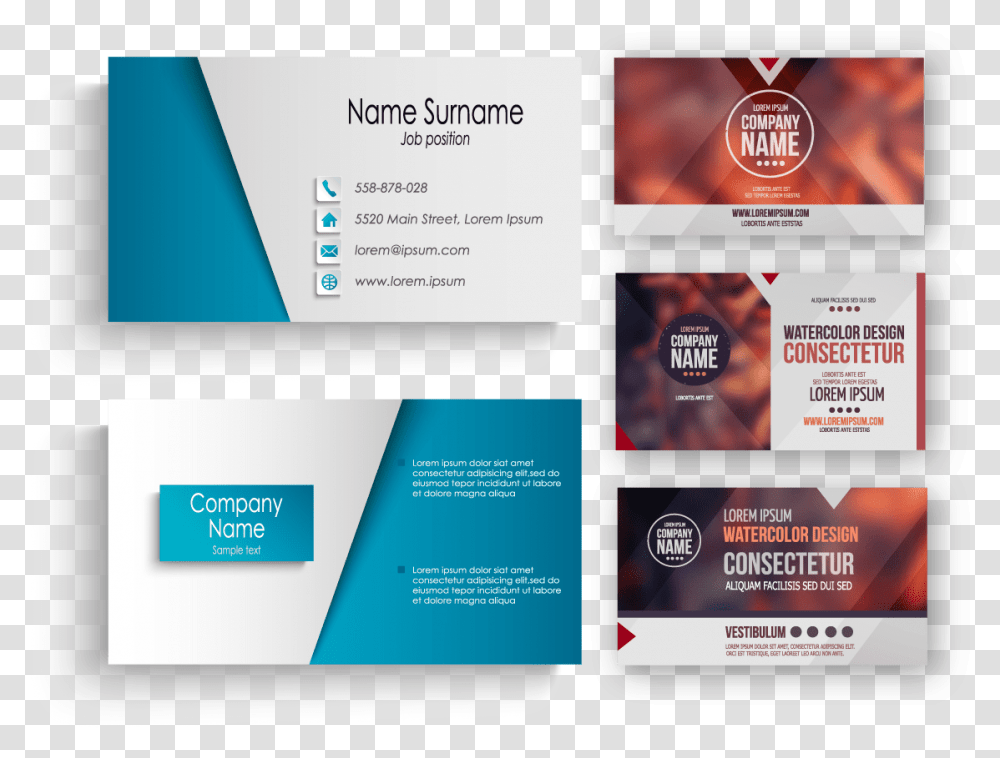 Business Card Design Creative Business Card Design For Advertising Company, Paper, Poster, Advertisement Transparent Png