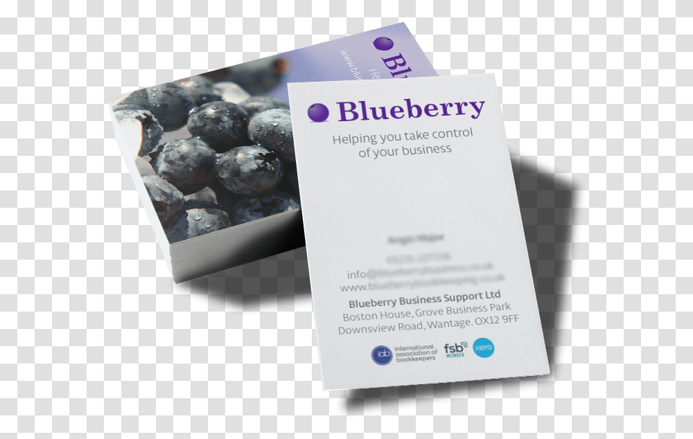 Business Card Design Wantage Blueberry, Advertisement, Poster, Plant Transparent Png