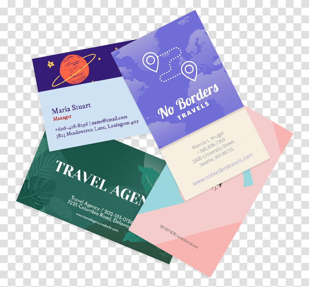 Business Card Maker Travel Blog Business Card, Advertisement, Poster, Paper, Flyer Transparent Png