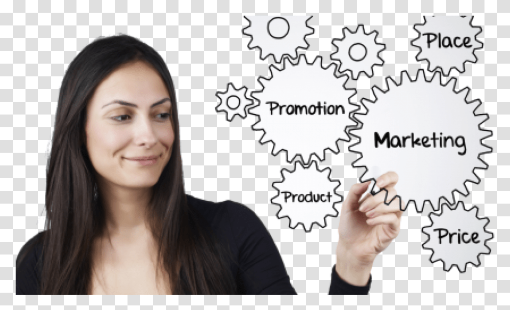 Business Cards As Marketing Pieces Female Sales Rep Cartoon, Face, Person, Human, Smile Transparent Png