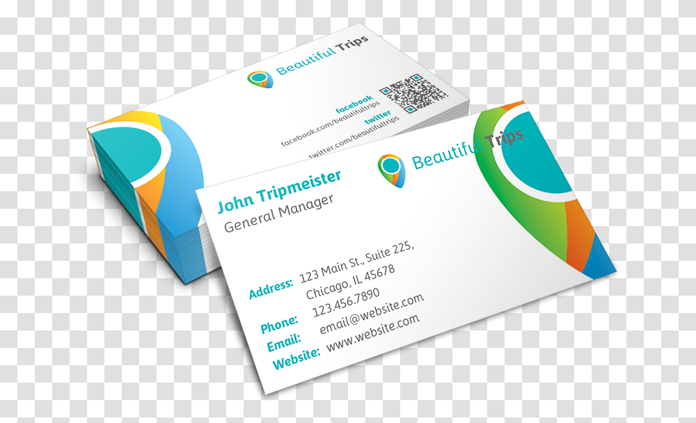 Business Cards Graphic Design, Text, Paper, QR Code Transparent Png