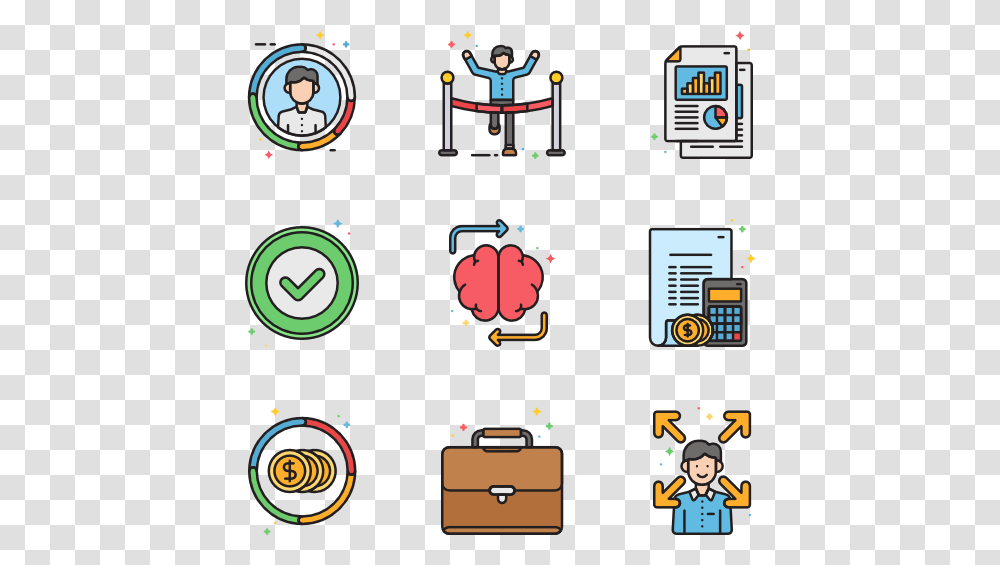 Business Cartoon, Person, Human, Pac Man, Kart Transparent Png