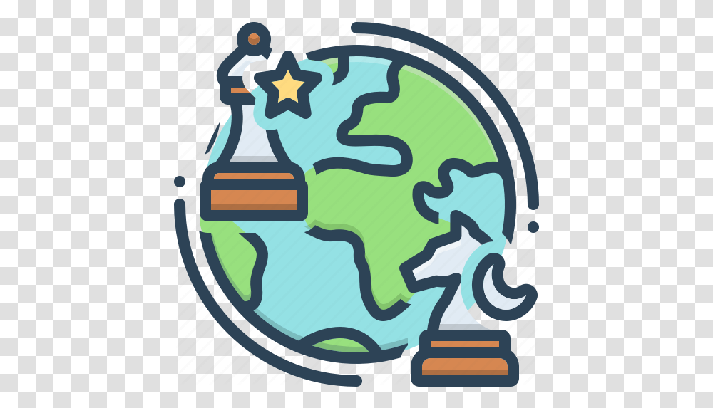 Business Checkmate Chess Geopolitics Icon, Astronomy, Outer Space, Universe, Planet Transparent Png