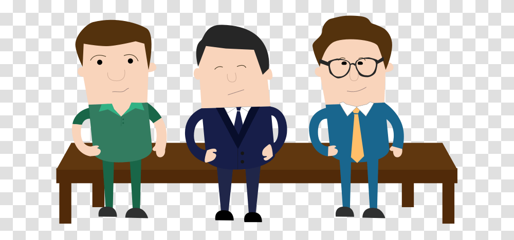 Business Clipart Group Decision Making Group Of Men Clipart, Person, Glasses, Standing, People Transparent Png