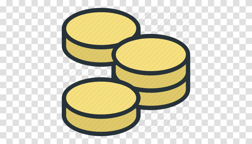 Business Coin Finance Money Stack Icon, Pancake, Bread, Food, Tortilla Transparent Png