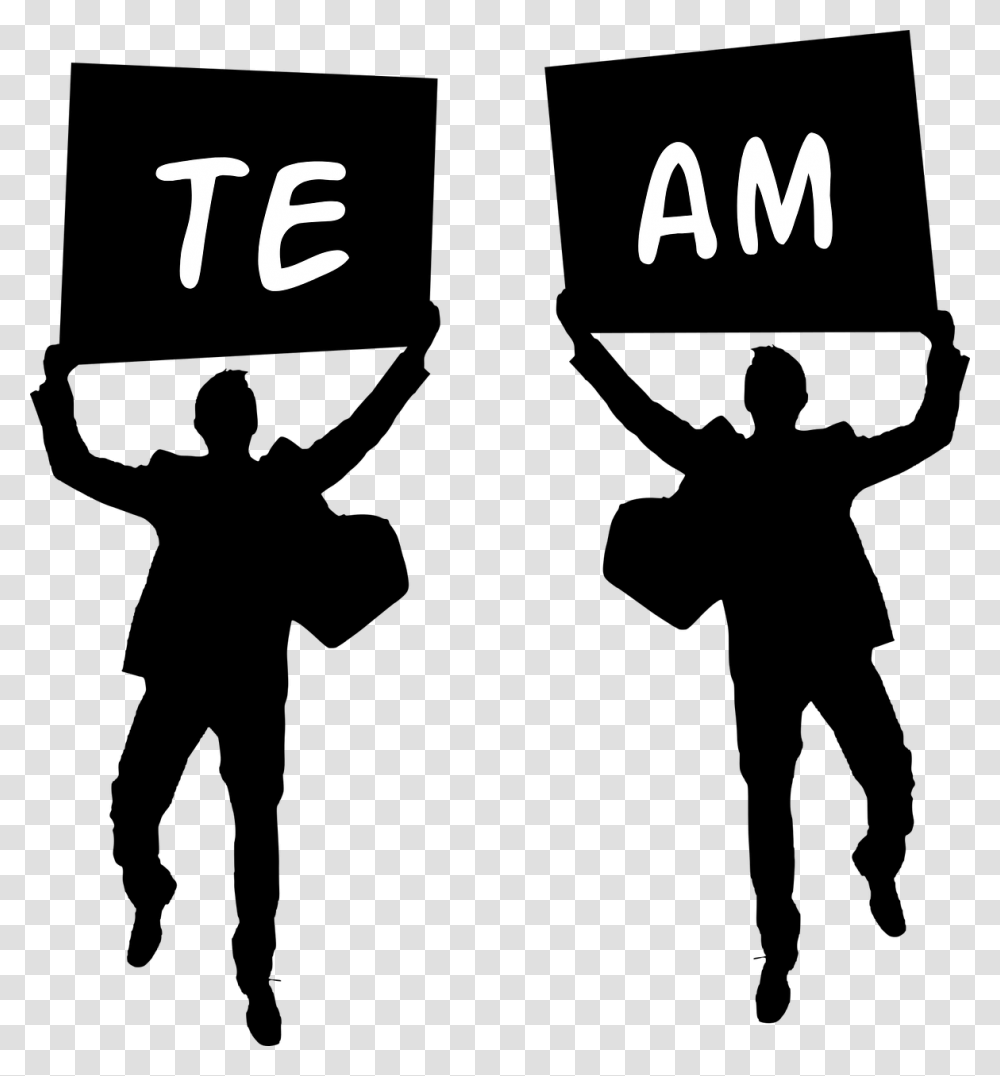 Business Employee Team Building Together Work Team Building Black And White, Number, Alphabet Transparent Png