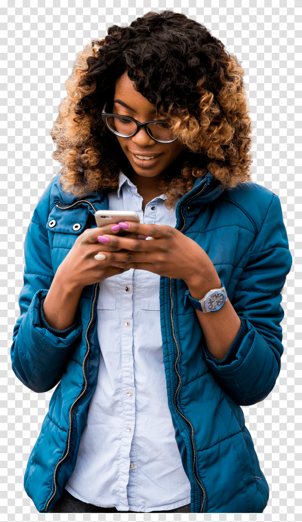 Business Girl, Hair, Phone, Electronics, Mobile Phone Transparent Png