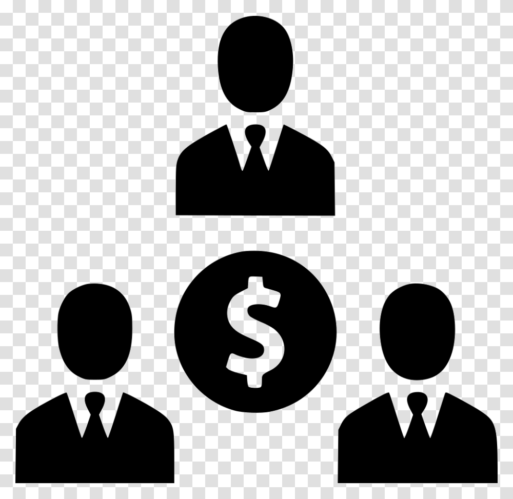 Business Group People Users Team Teamwork Svg Icon People Money Icon, Silhouette, Stencil, Number Transparent Png