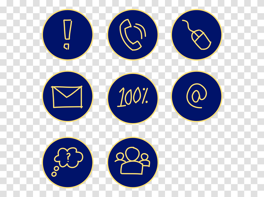 Business Icons Hand Drawn Icons Blue Icons Sales Badges, Label, Number Transparent Png