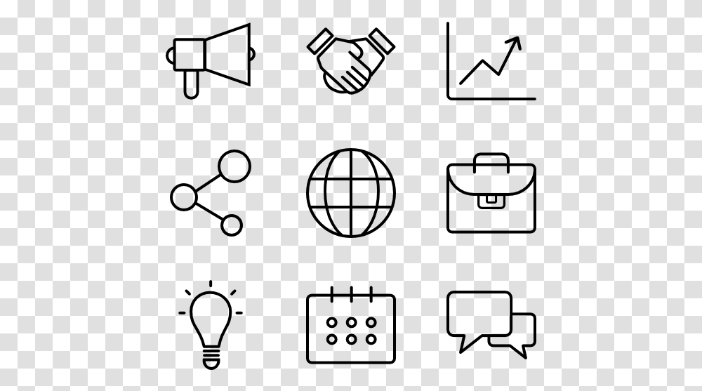 Business Icons Vector, Gray, World Of Warcraft Transparent Png