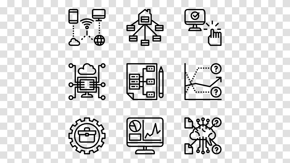 Business Intelligence Design Icons Vector, Gray, World Of Warcraft Transparent Png