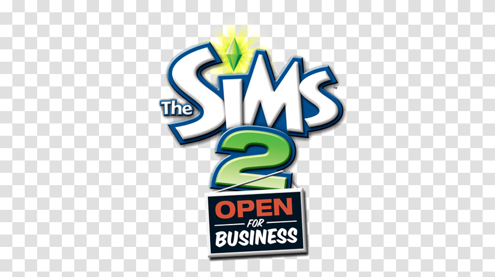 Business Logo Sims 2 Open For Business Logo, Text, Dynamite, Word, Advertisement Transparent Png