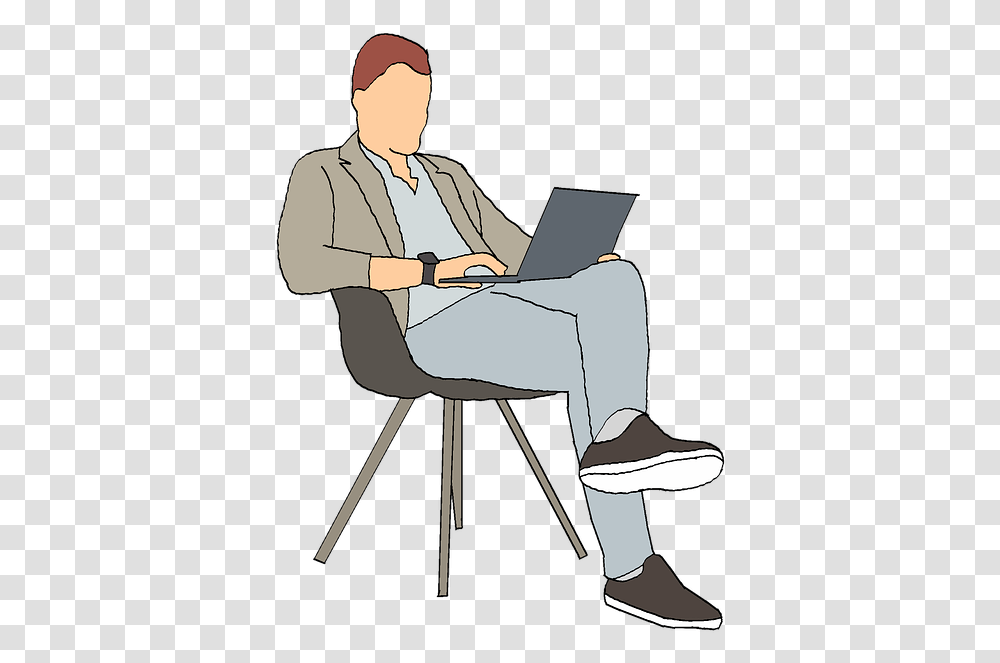 Business Man Casual Free Image On Pixabay Orang Duduk, Sitting, Person, Clothing, Chair Transparent Png
