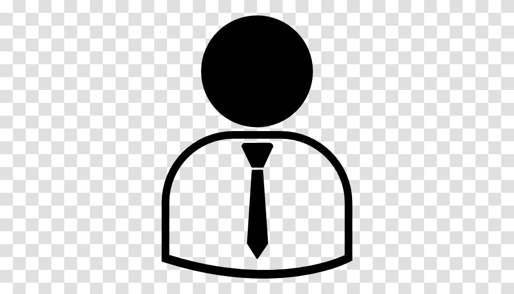 Business Man Wearing Suit And Tie, Stencil, Silhouette, Logo Transparent Png