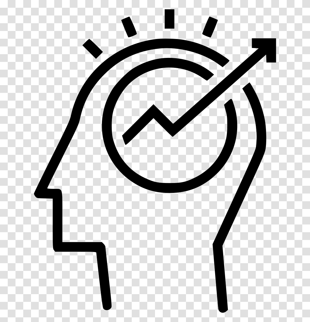 Business Mind Idea Finance Strategy Entrepreneurship Strategy Icon, Stencil, Recycling Symbol Transparent Png