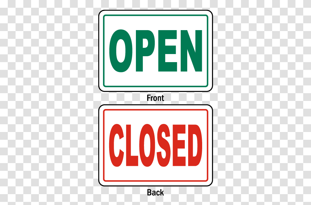 Business Open Closed Sign, Label, Number Transparent Png