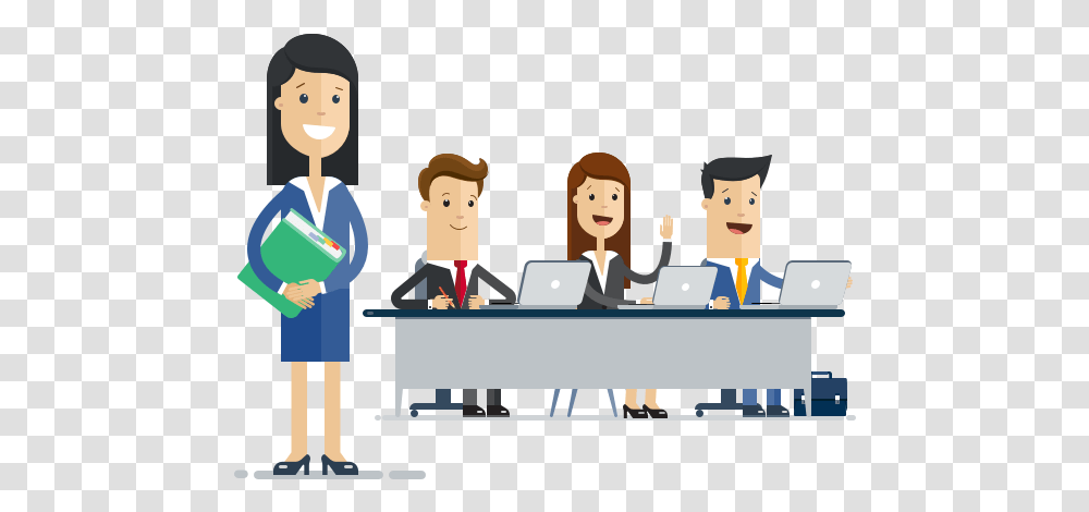 Business People Businessperson Hd Download Cartoon, Crowd, Audience, Speech, Laptop Transparent Png